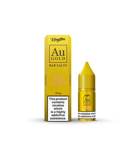 20mg AU Gold By Kingston Nic Salt 10ml (60VG/40PG)