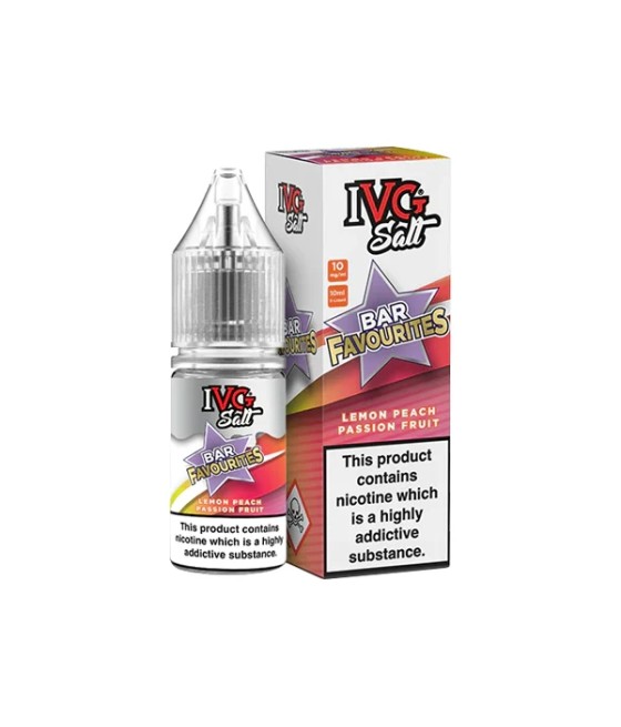 10mg I VG Bar Favourites 10ml Nic Salts (50VG/50PG)