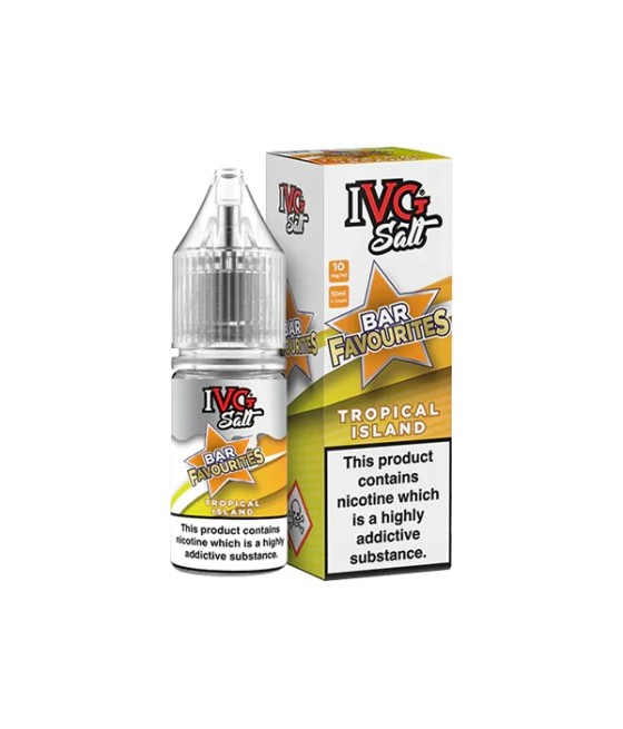 10mg I VG Bar Favourites 10ml Nic Salts (50VG/50PG)