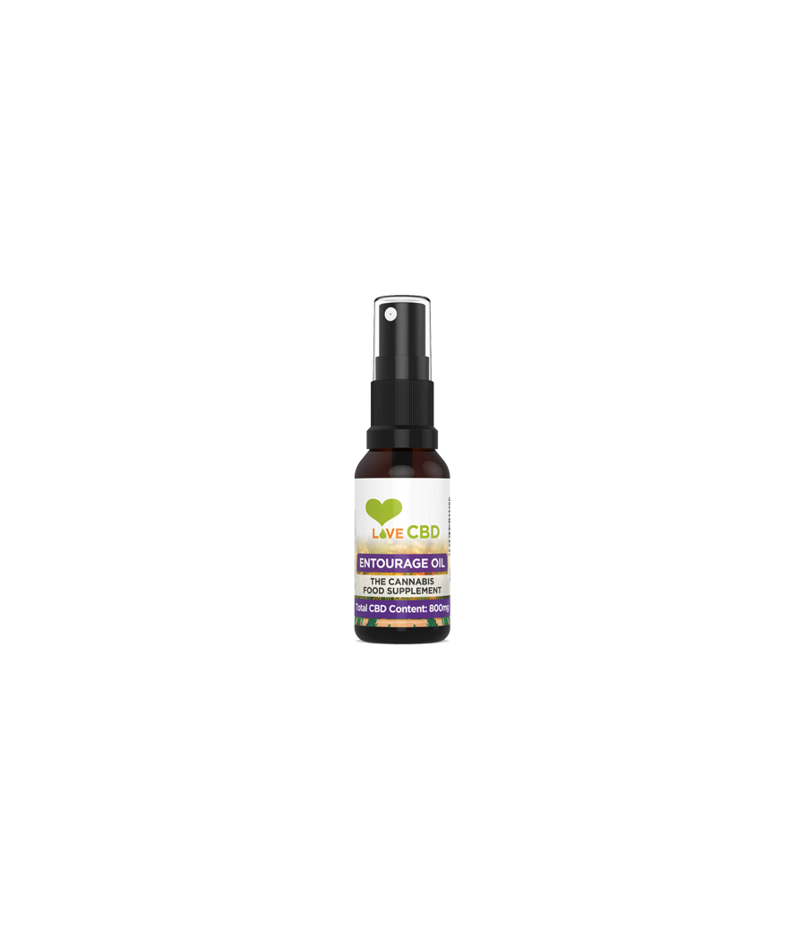 Buy 800mg Entourage CBD Oil Spray - 20ml | Love CBD