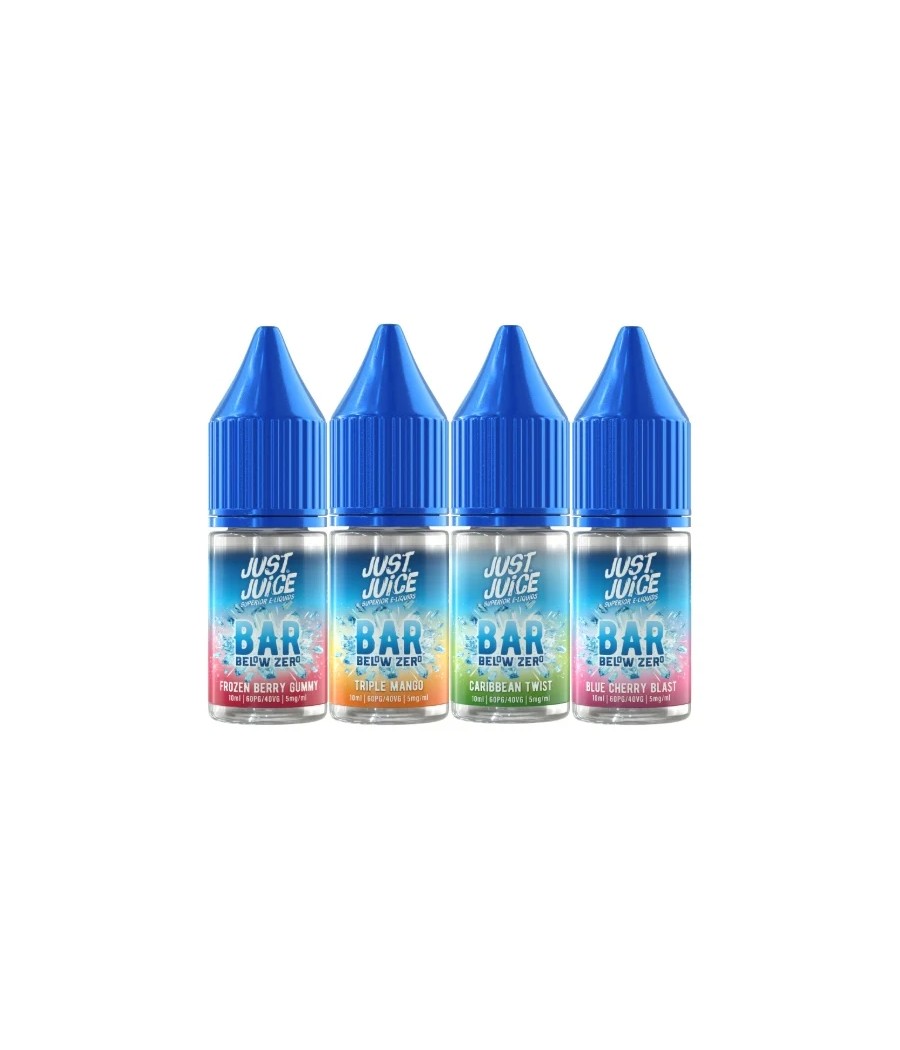 5mg Just Juice Bar Below Zero 10ml Nic Salt (40VG/60PG)
