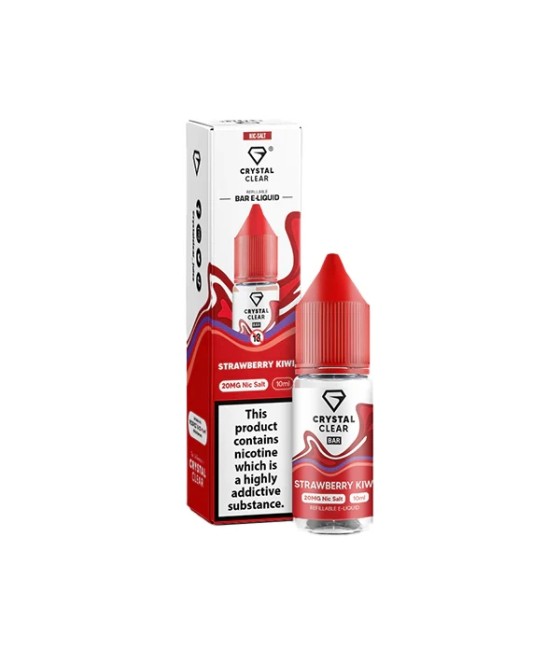 20mg Crystal Clear Bar Salt 10ml (50VG/50PG)