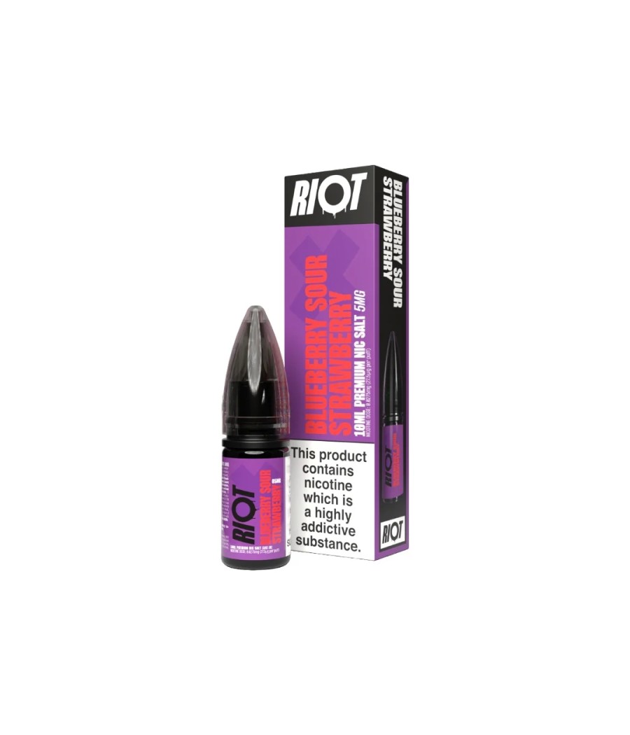 5mg RIOT X 10ml Nic Salts by Riot Squad (50VG/50PG)