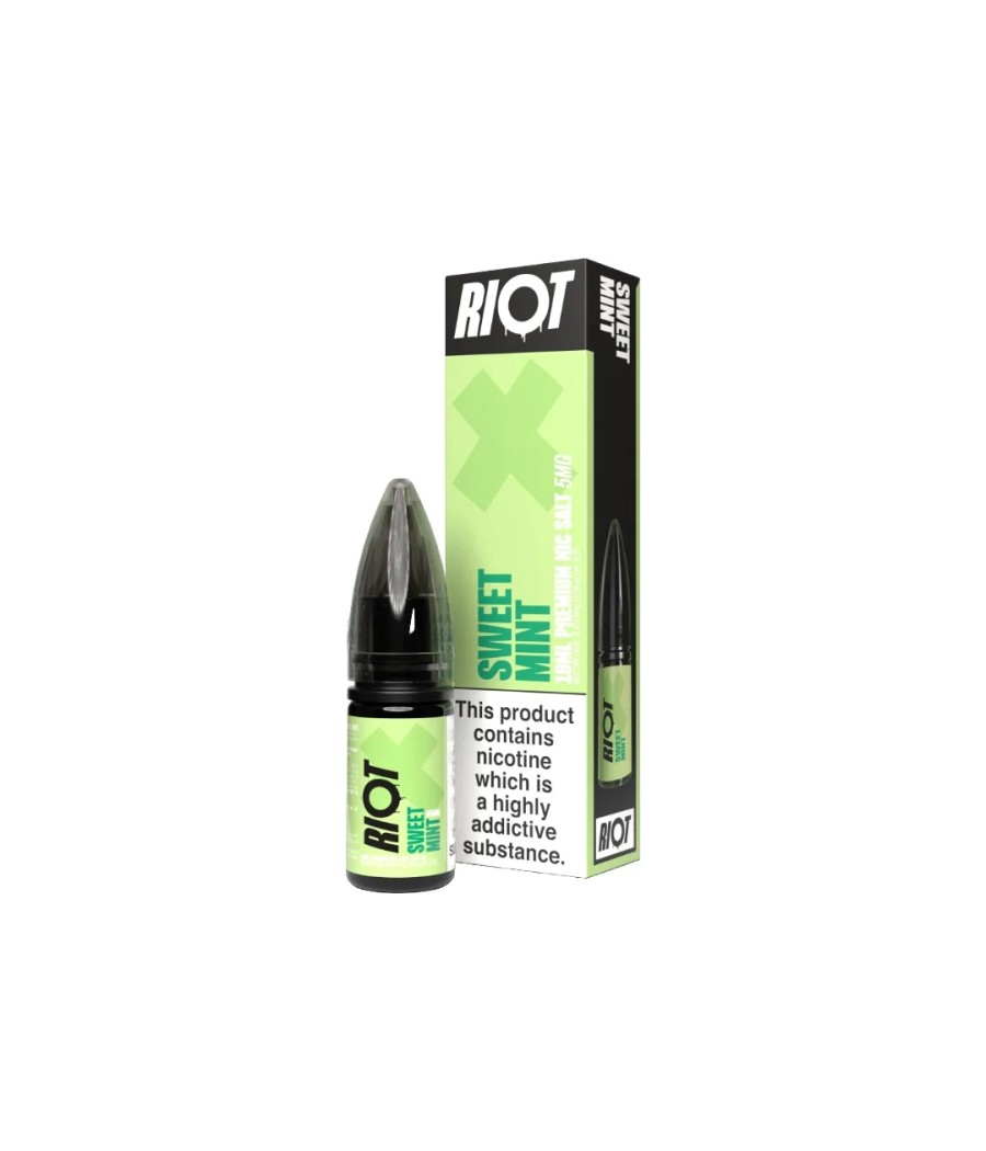 5mg RIOT X 10ml Nic Salts by Riot Squad (50VG/50PG)