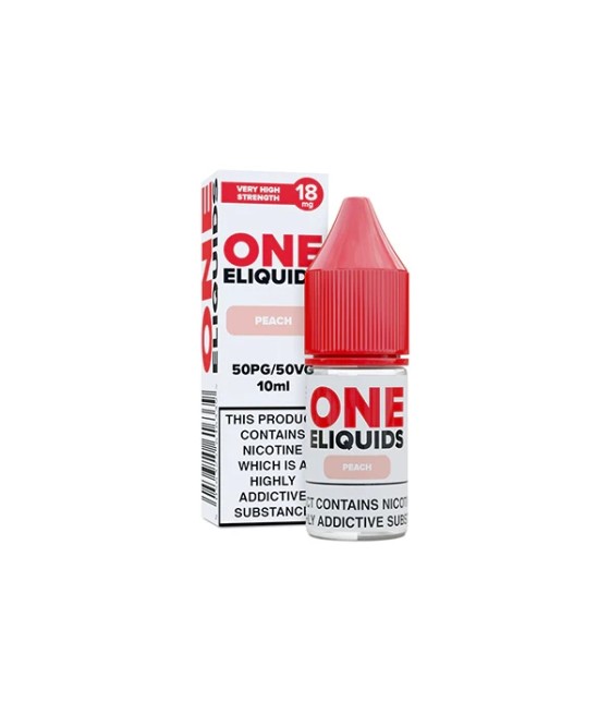 18mg One E-Liquids Flavoured Nicotine E-Liquid 10ml (50VG/50PG)