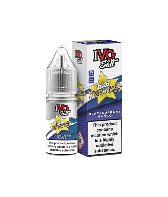 20mg I VG Bar Favourites 10ml Nic Salts (50VG/50PG)