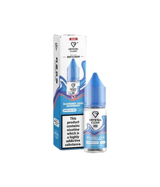 10mg Crystal Clear Bar Salt 10ml (50VG/50PG)