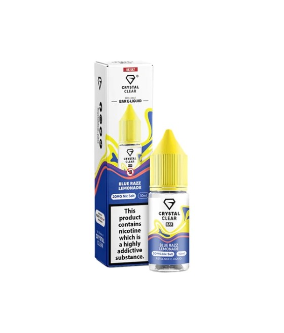 10mg Crystal Clear Bar Salt 10ml (50VG/50PG)