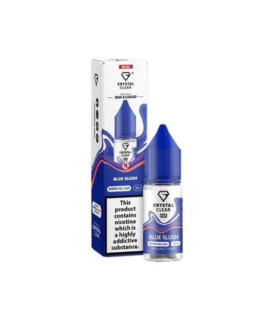 10mg Crystal Clear Bar Salt 10ml (50VG/50PG)