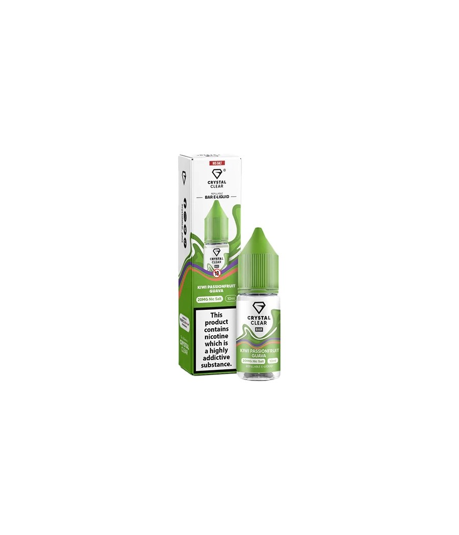 10mg Crystal Clear Bar Salt 10ml (50VG/50PG)