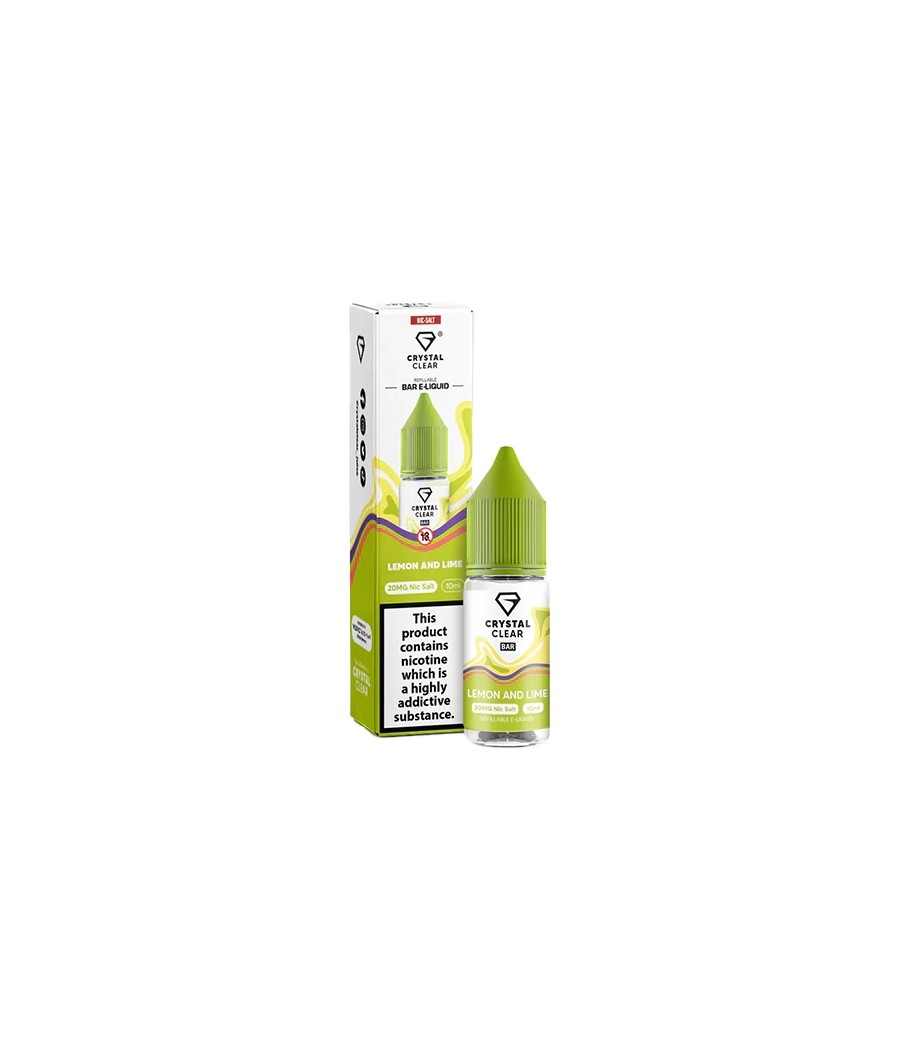 10mg Crystal Clear Bar Salt 10ml (50VG/50PG)