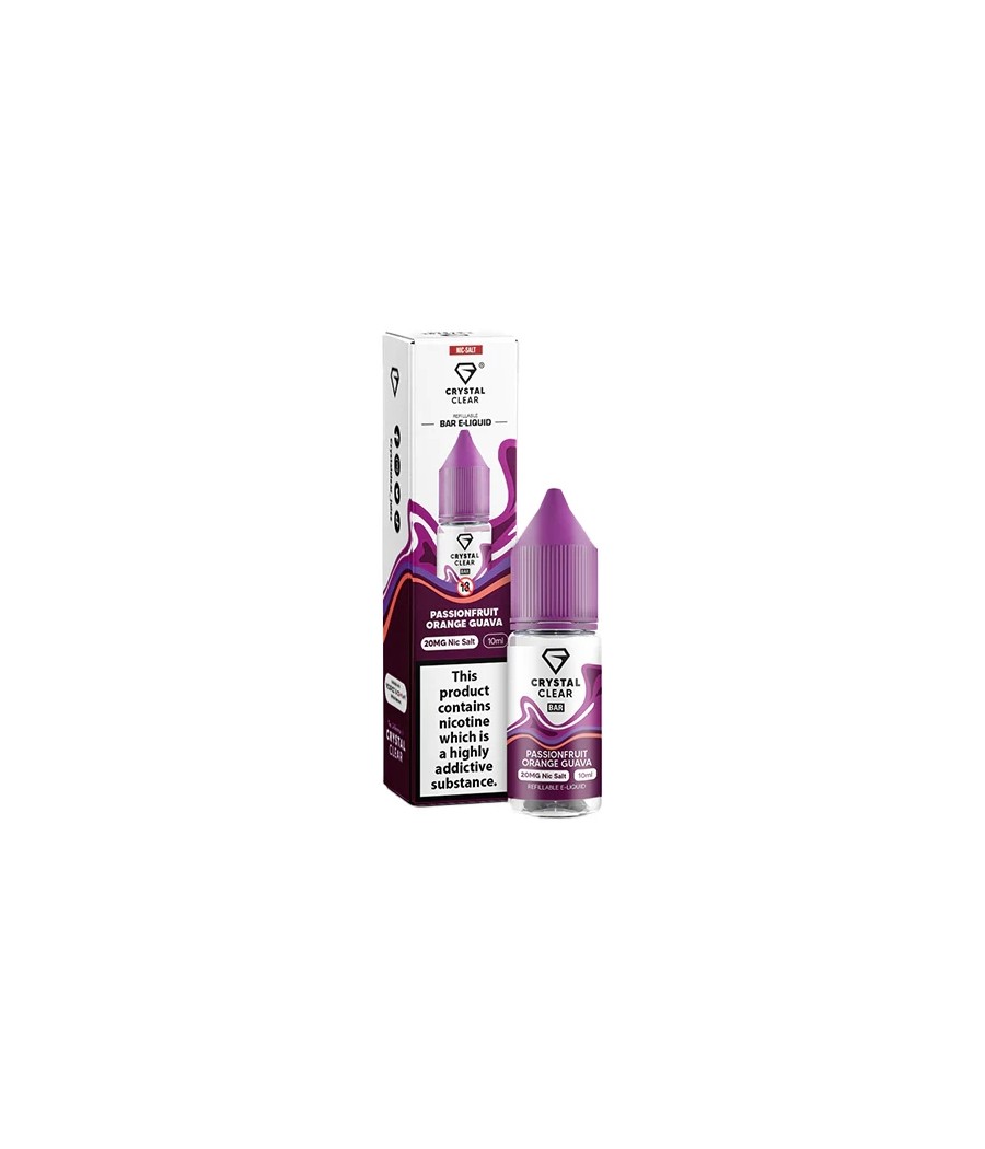 10mg Crystal Clear Bar Salt 10ml (50VG/50PG)