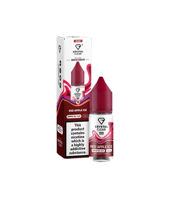 10mg Crystal Clear Bar Salt 10ml (50VG/50PG)