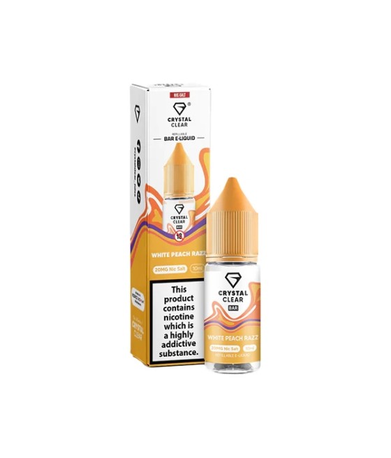 10mg Crystal Clear Bar Salt 10ml (50VG/50PG)