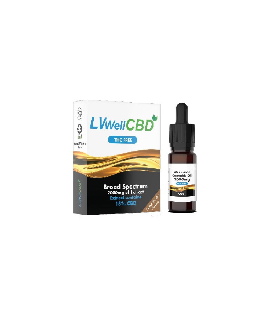 Buy 2000mg Winterised 10ml Hemp Seed Oil | LVWell CBD