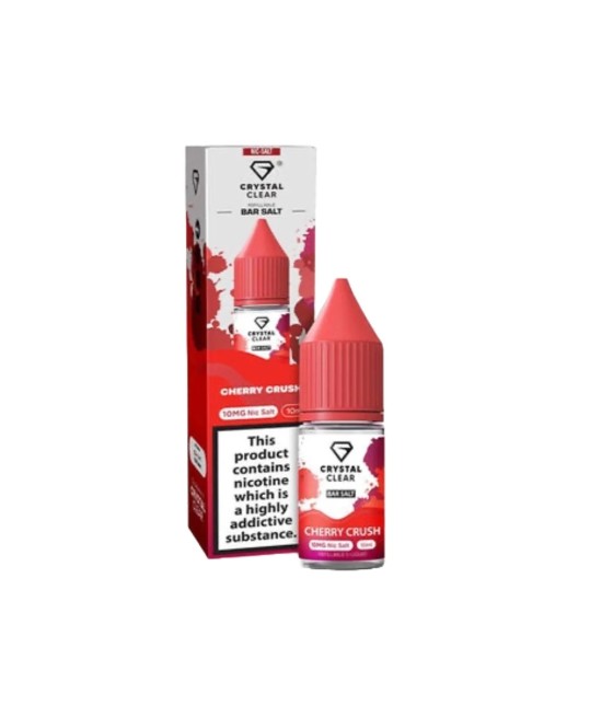 10mg Crystal Clear Bar Salt 10ml (50VG/50PG)