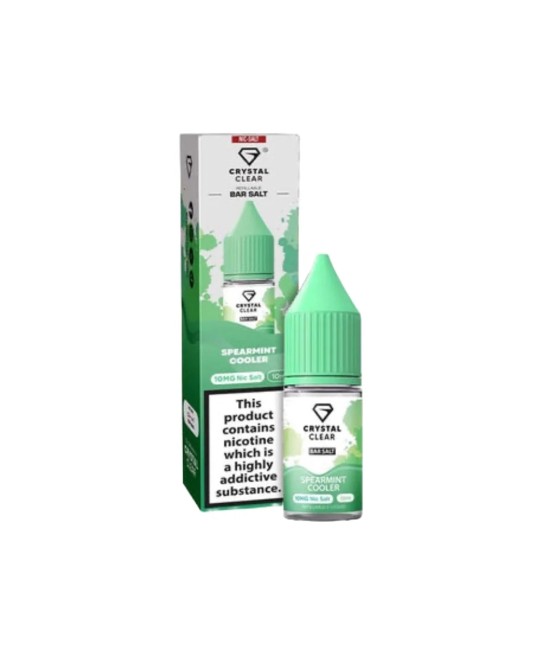 10mg Crystal Clear Bar Salt 10ml (50VG/50PG)