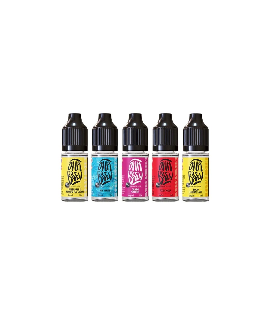 12mg Ohm Brew Balanced Blend 10ml Nic Salts (50VG/50PG)