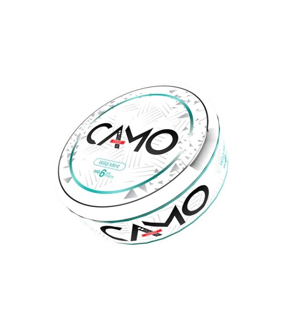 6mg Camo Nicotine Pouches - 20 Pouches