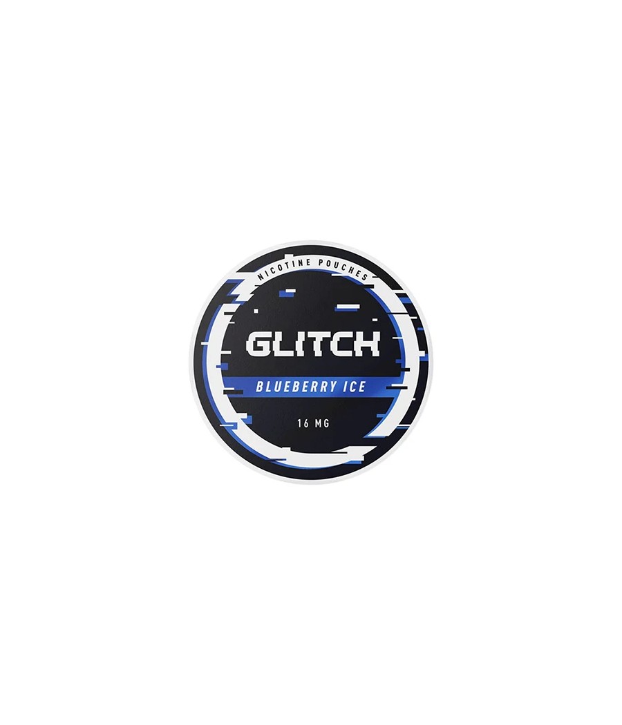 16mg Glitch Regular Nicotine Pouches - 20 Pouches