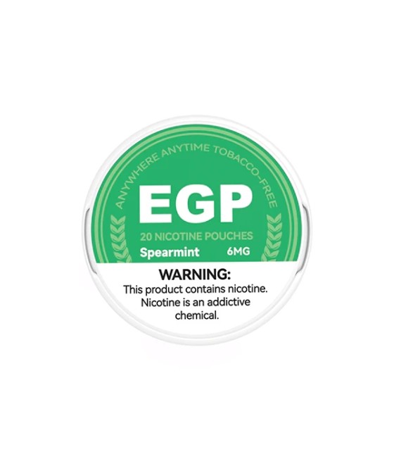 6mg EGP Nicotine Pouches - 20 Pouches