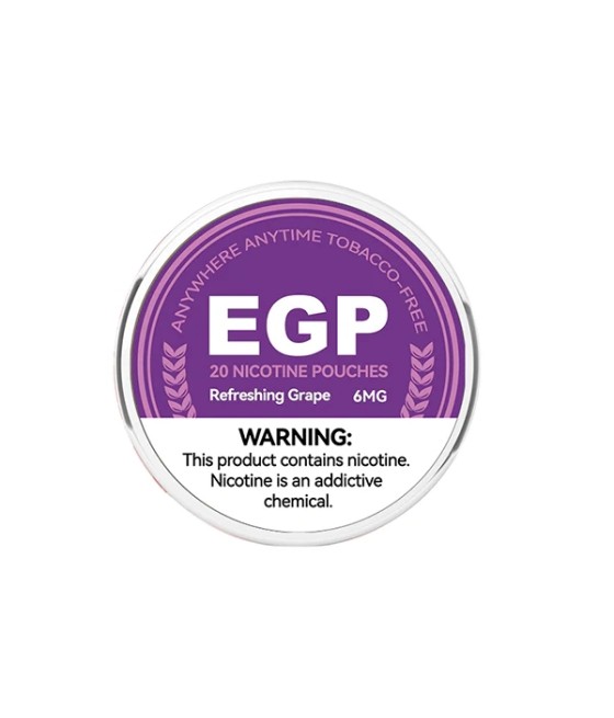 6mg EGP Nicotine Pouches - 20 Pouches