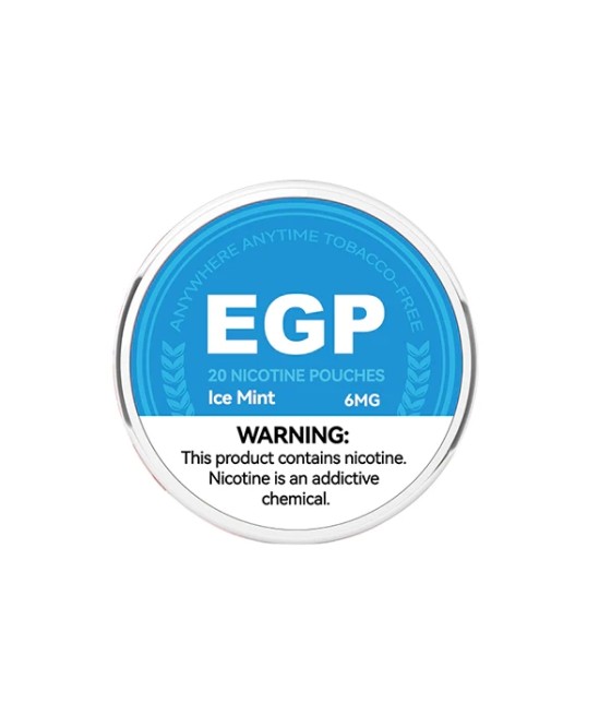 6mg EGP Nicotine Pouches - 20 Pouches