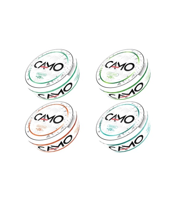 25mg Camo Nicotine Pouches - 20 Pouches