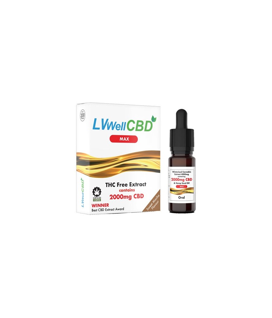 Buy Broad Spectrum 2000mg CBD 10ml Max Oil | LVWell CBD