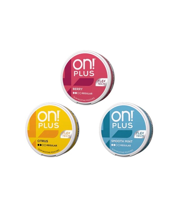 6mg On! Plus Regular Nicotine Pouches - 20 Pouches