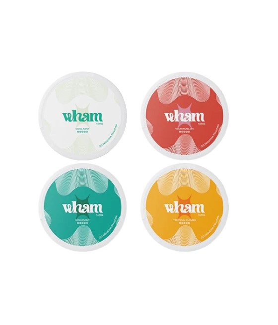 14mg Wham Regular Nicotine Pouch - 20 Pouches (Buy 1 Get 1 Free)