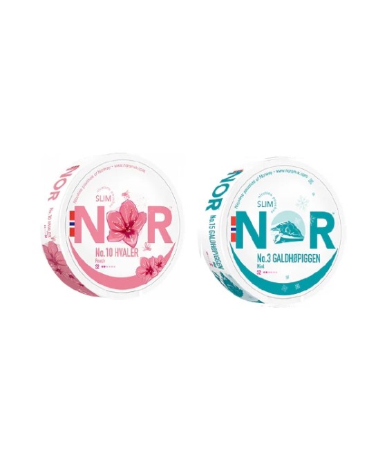 8mg NOR Slim Nicotine Pouches - 20 Pouches