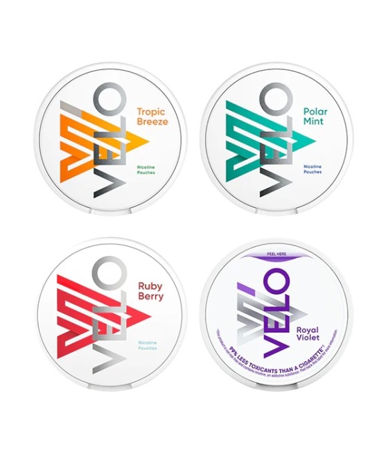 4mg Velo Mini Mild Strength Nicotine Pouches - 20 Pouches