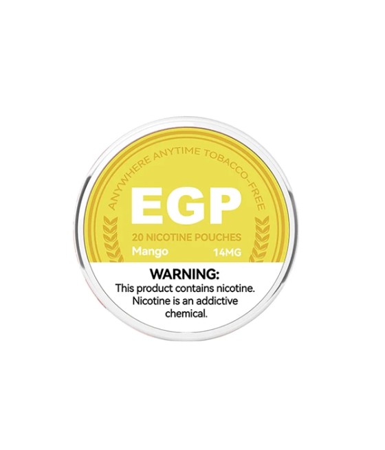 14mg EGP Nicotine Pouches - 20 Pouches