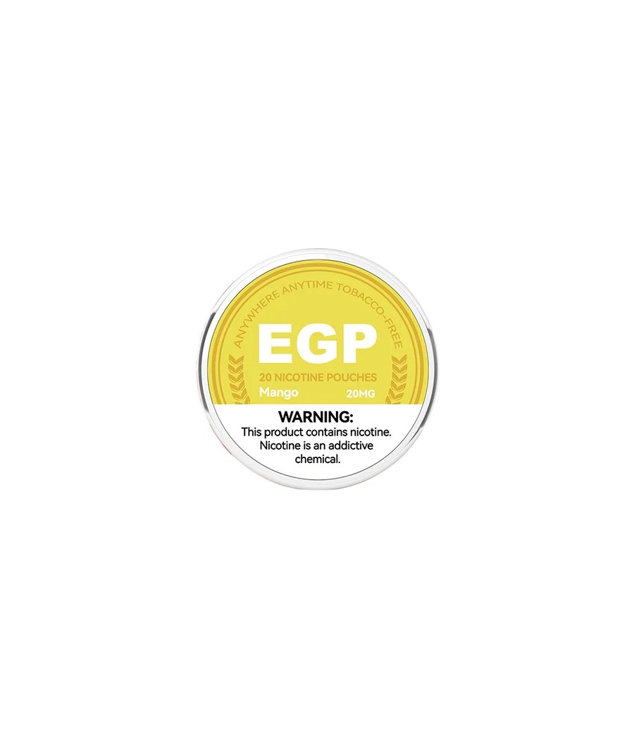 20mg EGP Nicotine Pouches - 20 Pouches