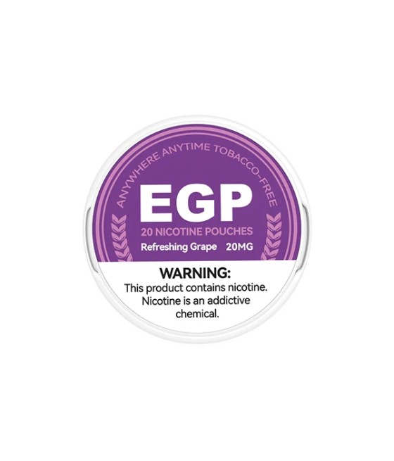 20mg EGP Nicotine Pouches - 20 Pouches