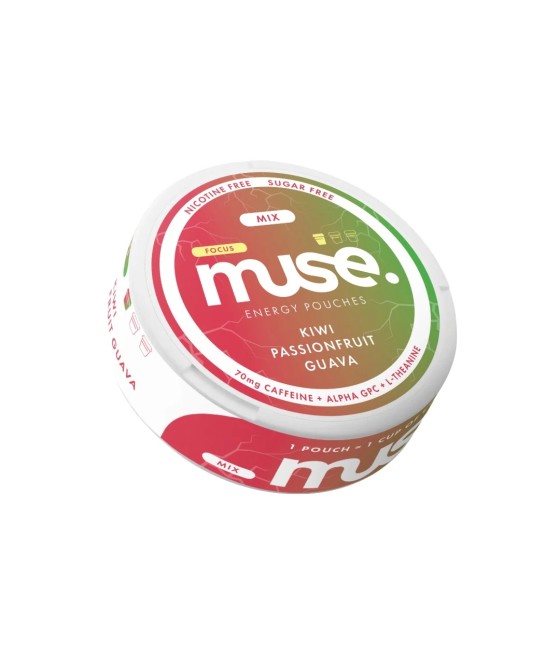 70mg Muse Focus Energy Pouches (UK Made) - 20 Pouches