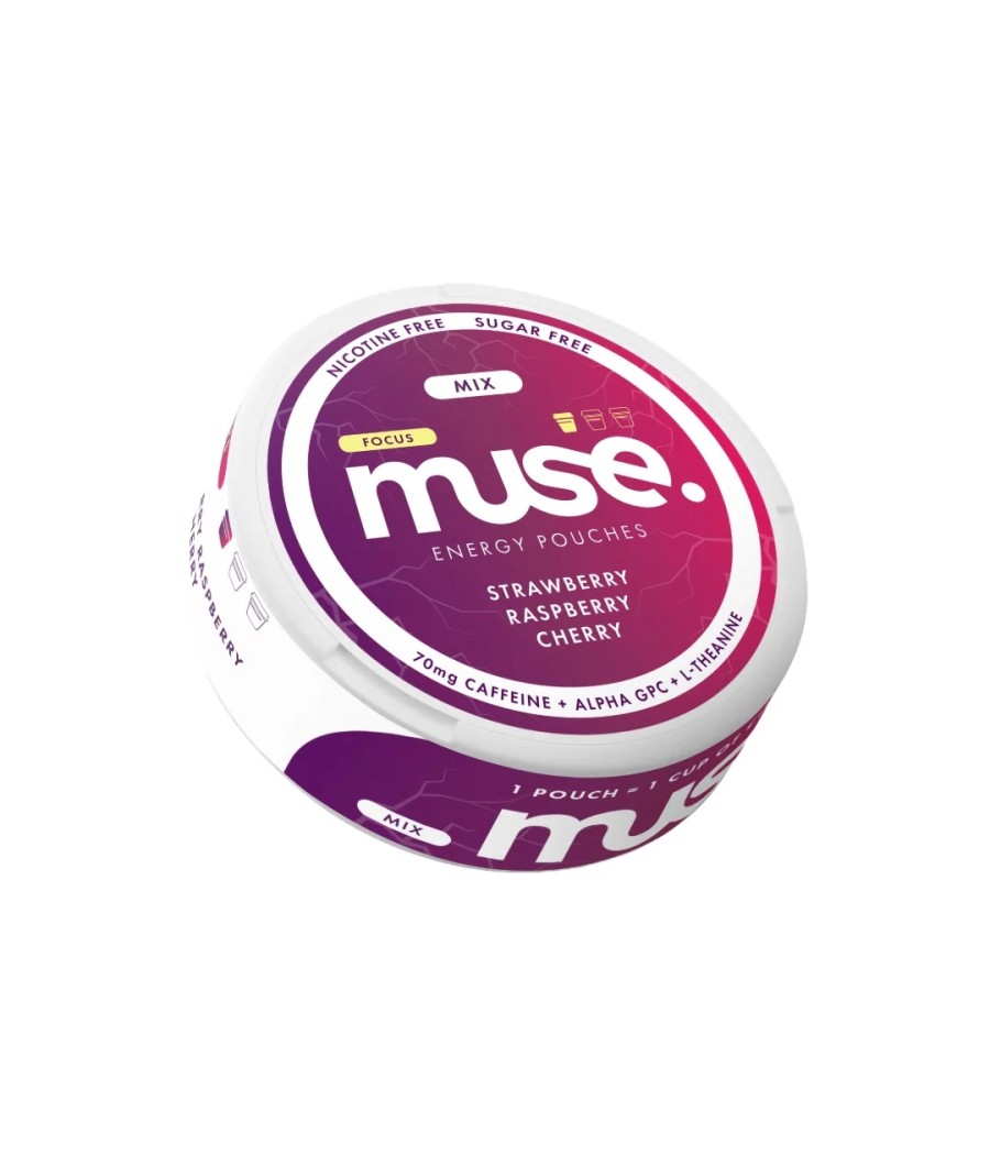 70mg Muse Focus Energy Pouches (UK Made) - 20 Pouches