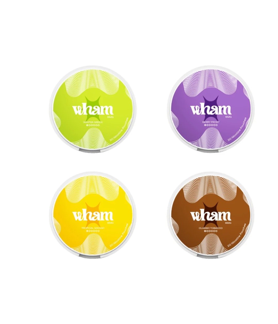 6mg Wham Regular Nicotine Pouch - 20 Pouches (Buy 1 Get 1 Free)