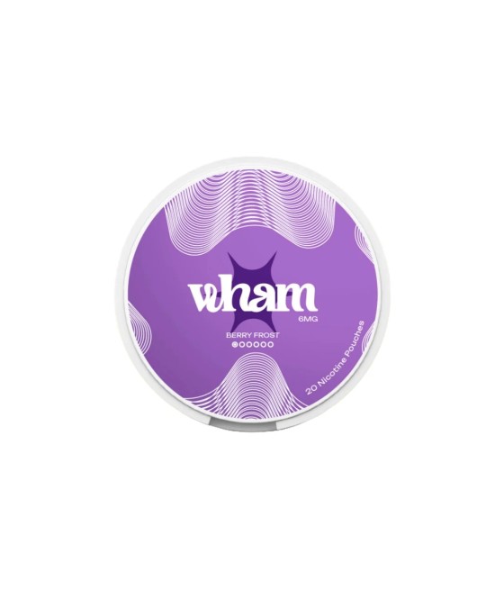 6mg Wham Regular Nicotine Pouch - 20 Pouches (Buy 1 Get 1 Free)