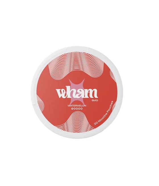 6mg Wham Regular Nicotine Pouch - 20 Pouches (Buy 1 Get 1 Free)