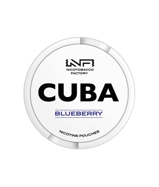 16mg CUBA White Nicotine Pouches - 25 Pouches
