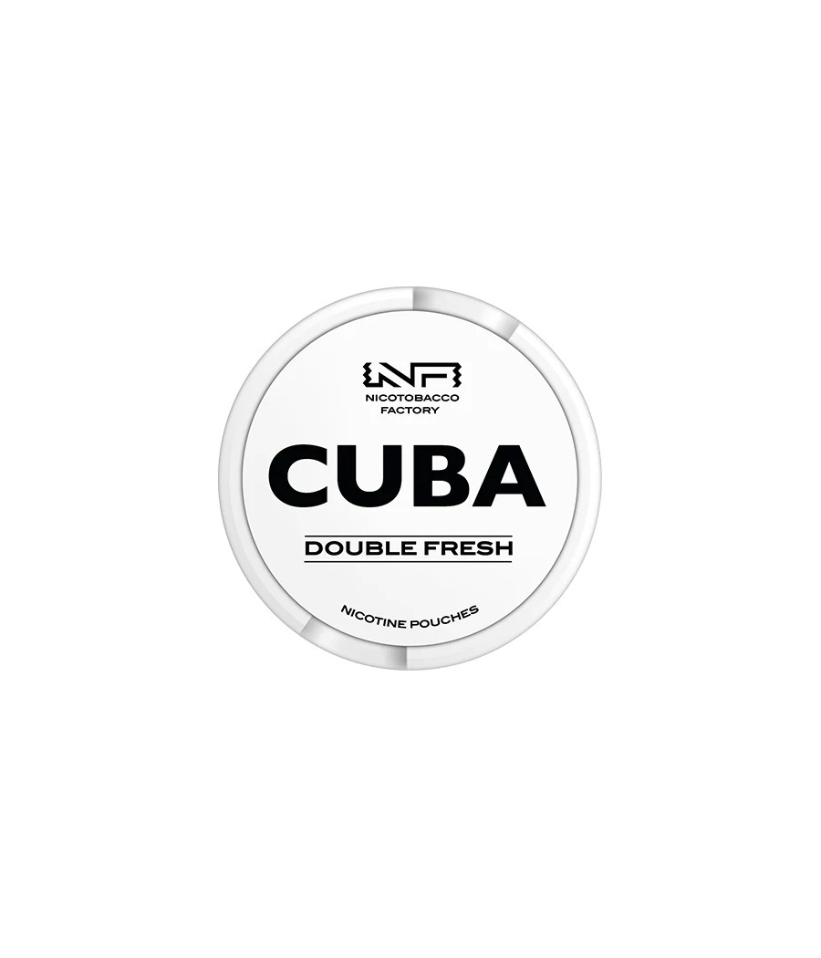 16mg CUBA White Nicotine Pouches - 25 Pouches