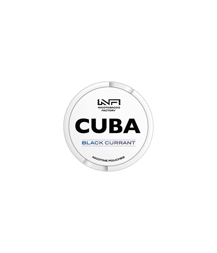 16mg CUBA White Nicotine Pouches - 25 Pouches