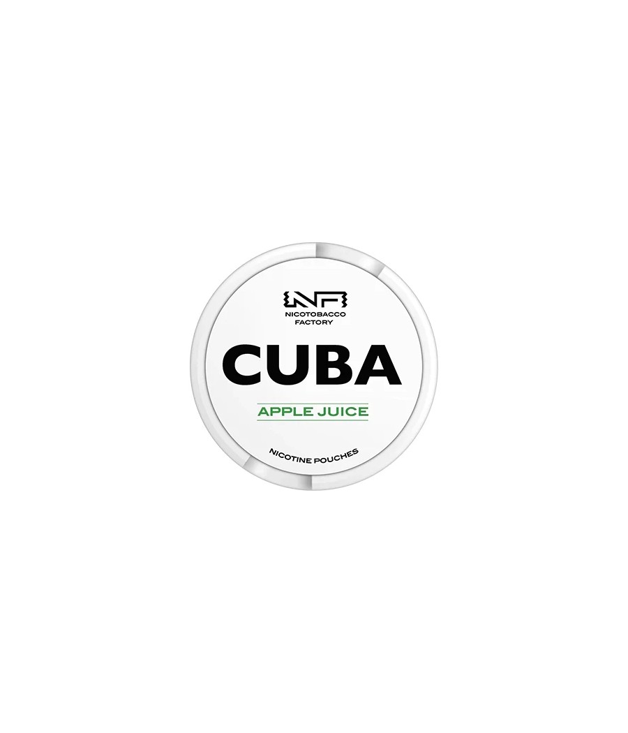 16mg CUBA White Nicotine Pouches - 25 Pouches