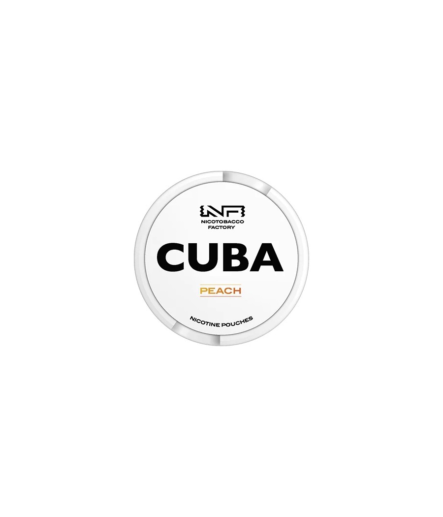 16mg CUBA White Nicotine Pouches - 25 Pouches