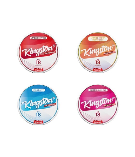 18mg Kingston Nicotine Pouches - 20 Pouches