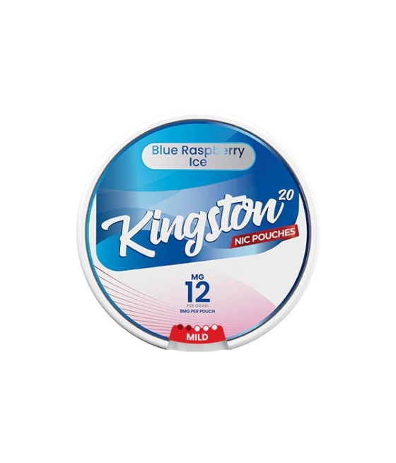 12mg Kingston Nicotine Pouches - 20 Pouches