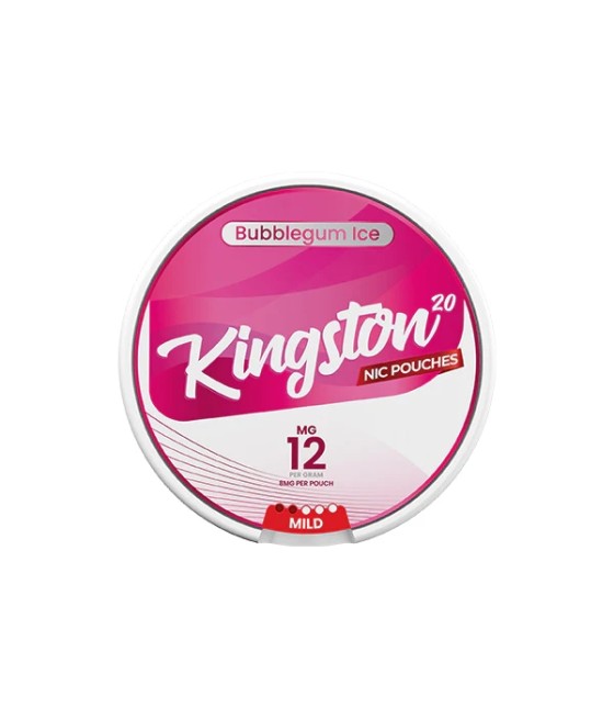 12mg Kingston Nicotine Pouches - 20 Pouches