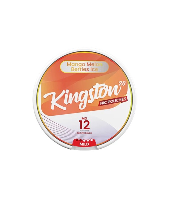 12mg Kingston Nicotine Pouches - 20 Pouches
